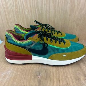 Nike Waffle One SE 'Camo Soles' Mens Low Top Shoes Green DX3736-300 NEW Sz 13